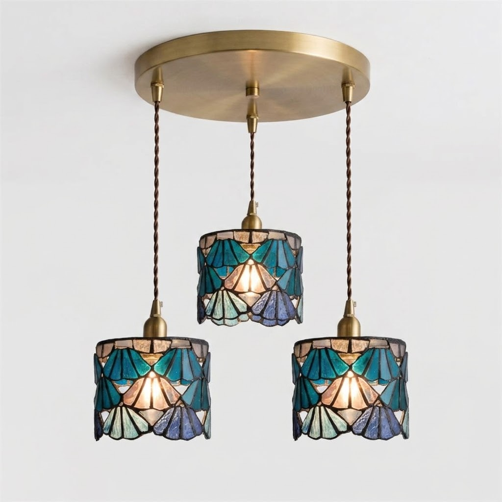 Lampada a sospensione vintage Loeriva