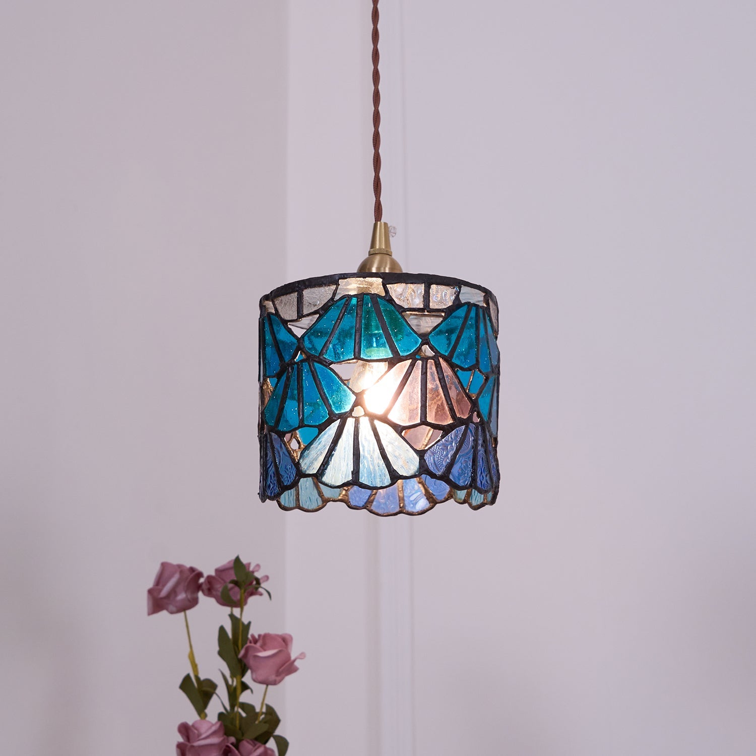 Lampada a sospensione vintage Loeriva