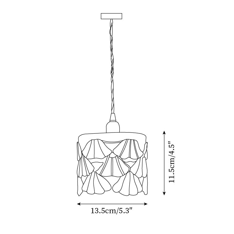 Lampada a sospensione vintage Loeriva