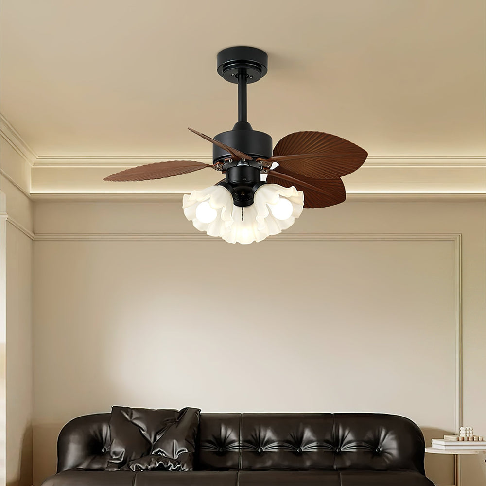 Tropica Palm Ceiling Fan Light – detail 10