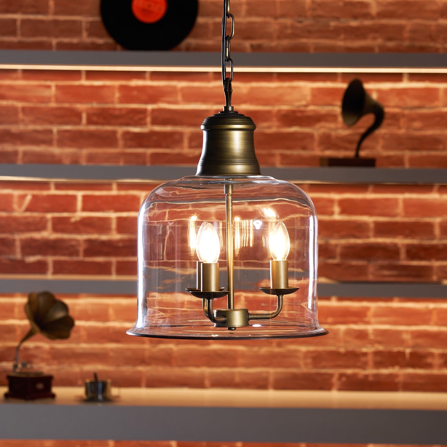 Lampada a sospensione lanterna Rosoleri