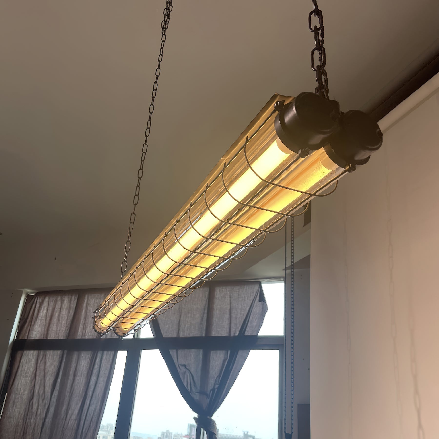 Lampada a sospensione tubolare Feniaetta