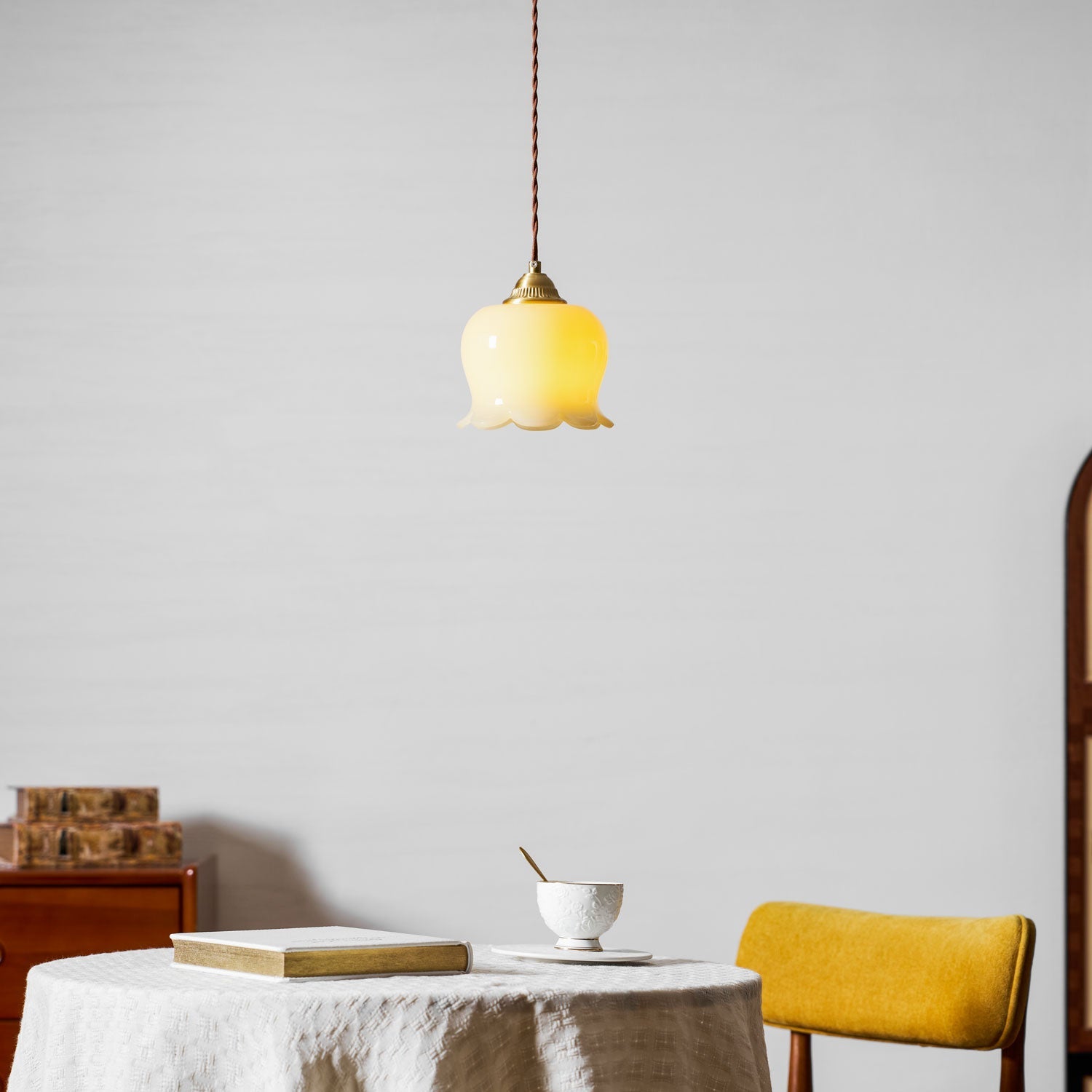 Lampada a sospensione floreale Lucorama