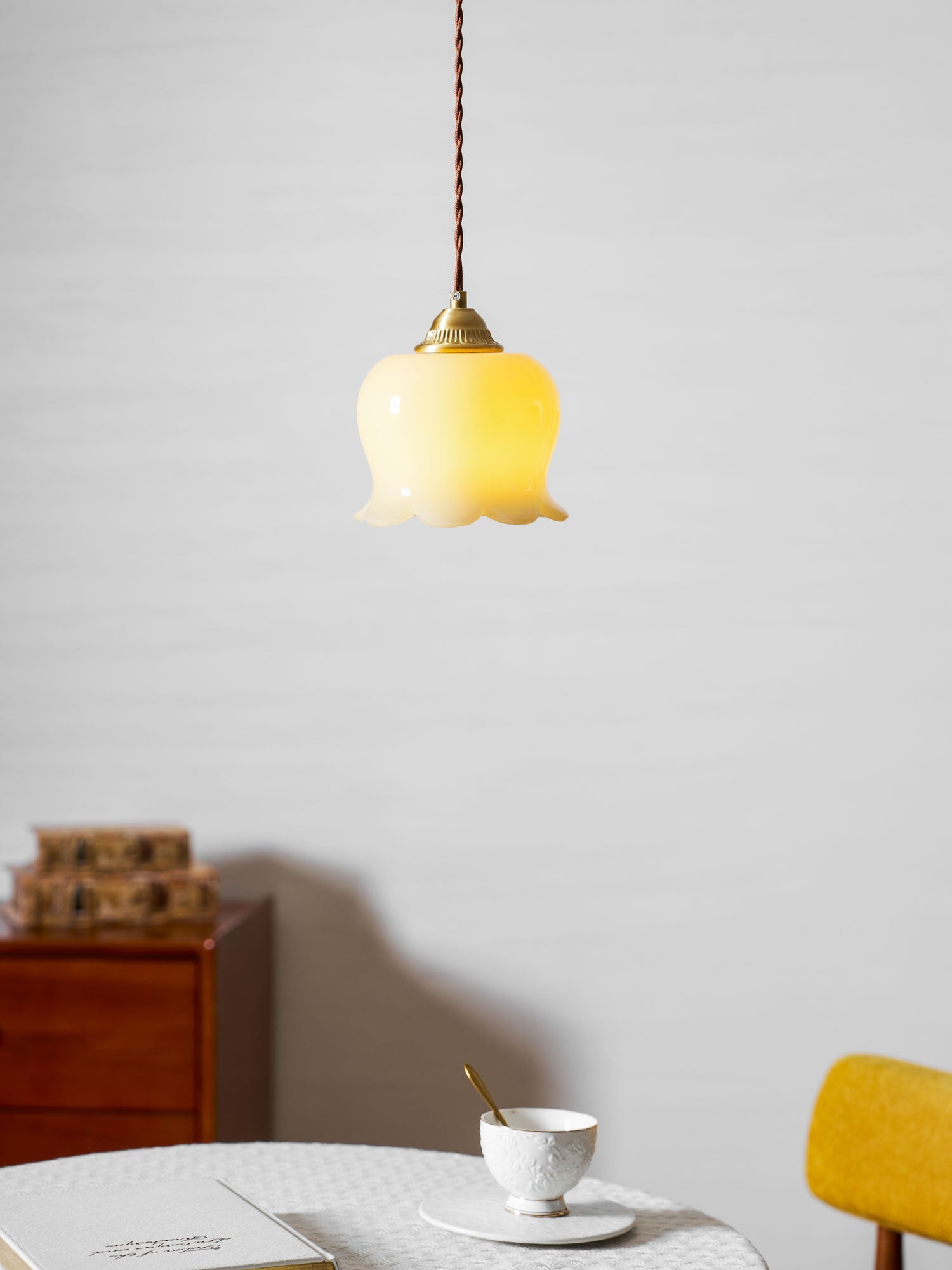 Lampada a sospensione floreale Lucorama