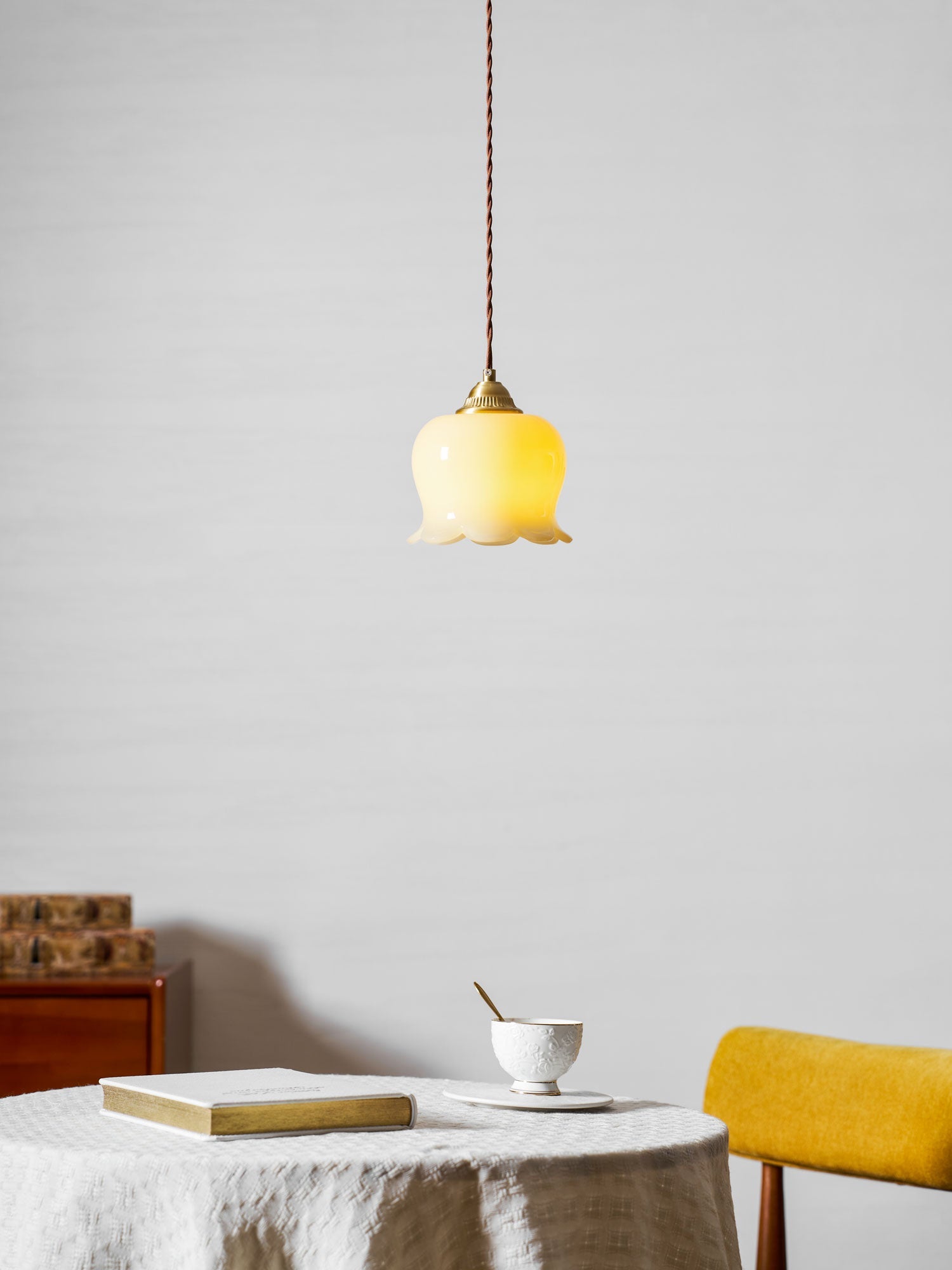 Lampada a sospensione floreale Lucorama