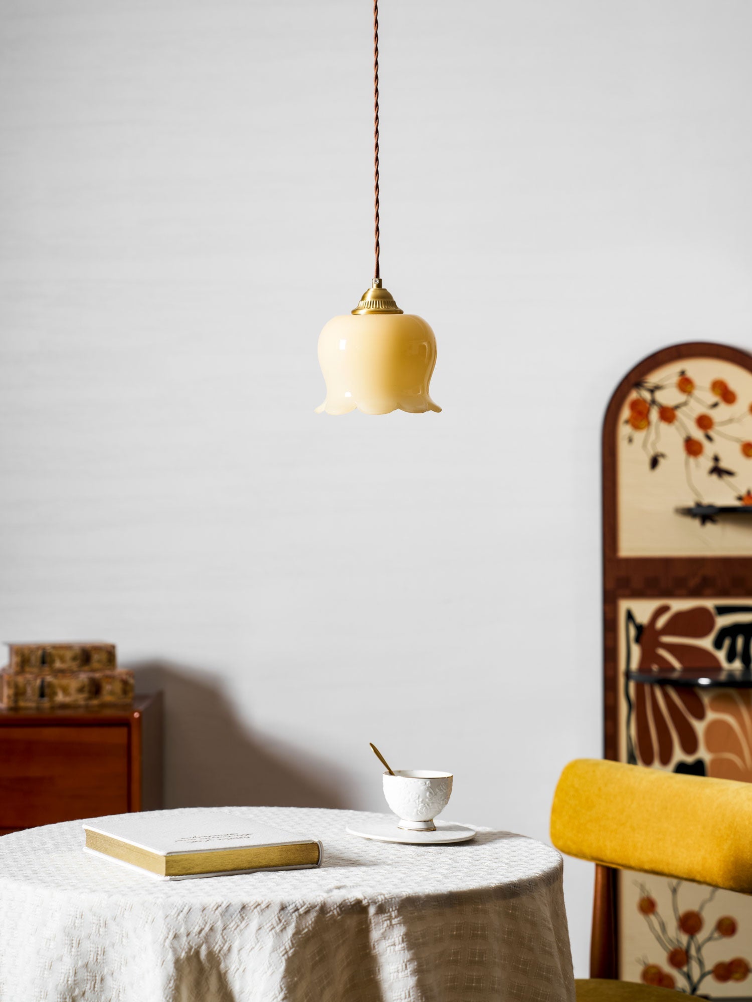 Lampada a sospensione floreale Lucorama
