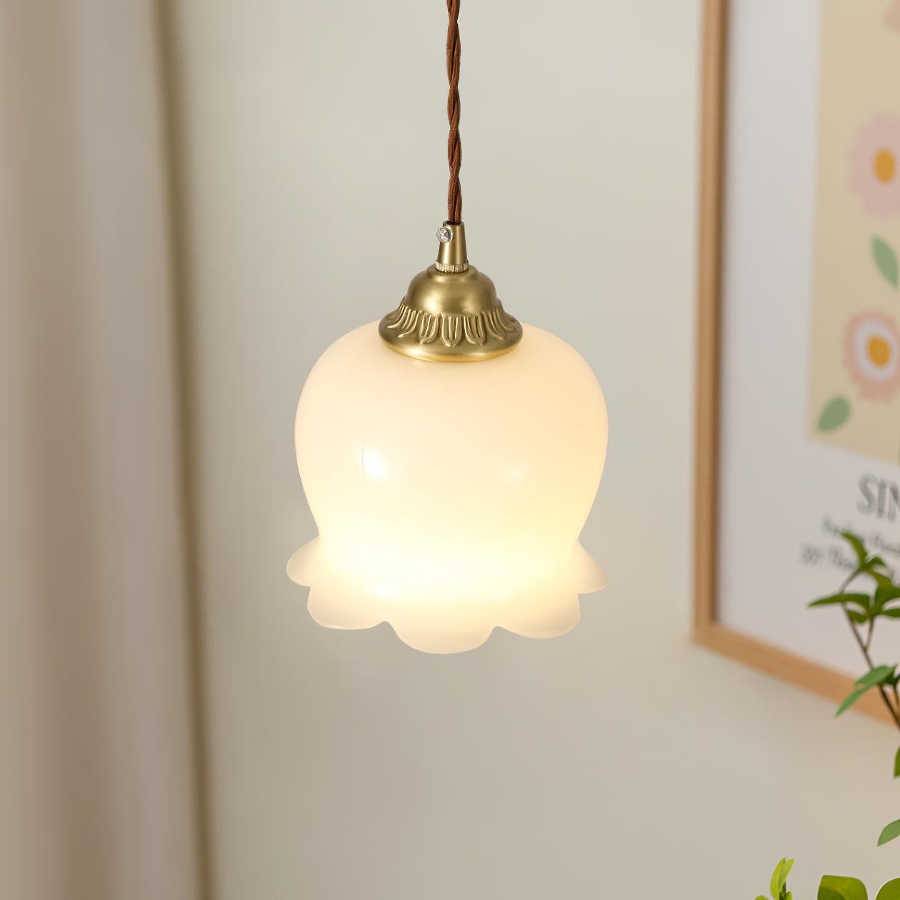 Lampada a sospensione floreale Lucorama
