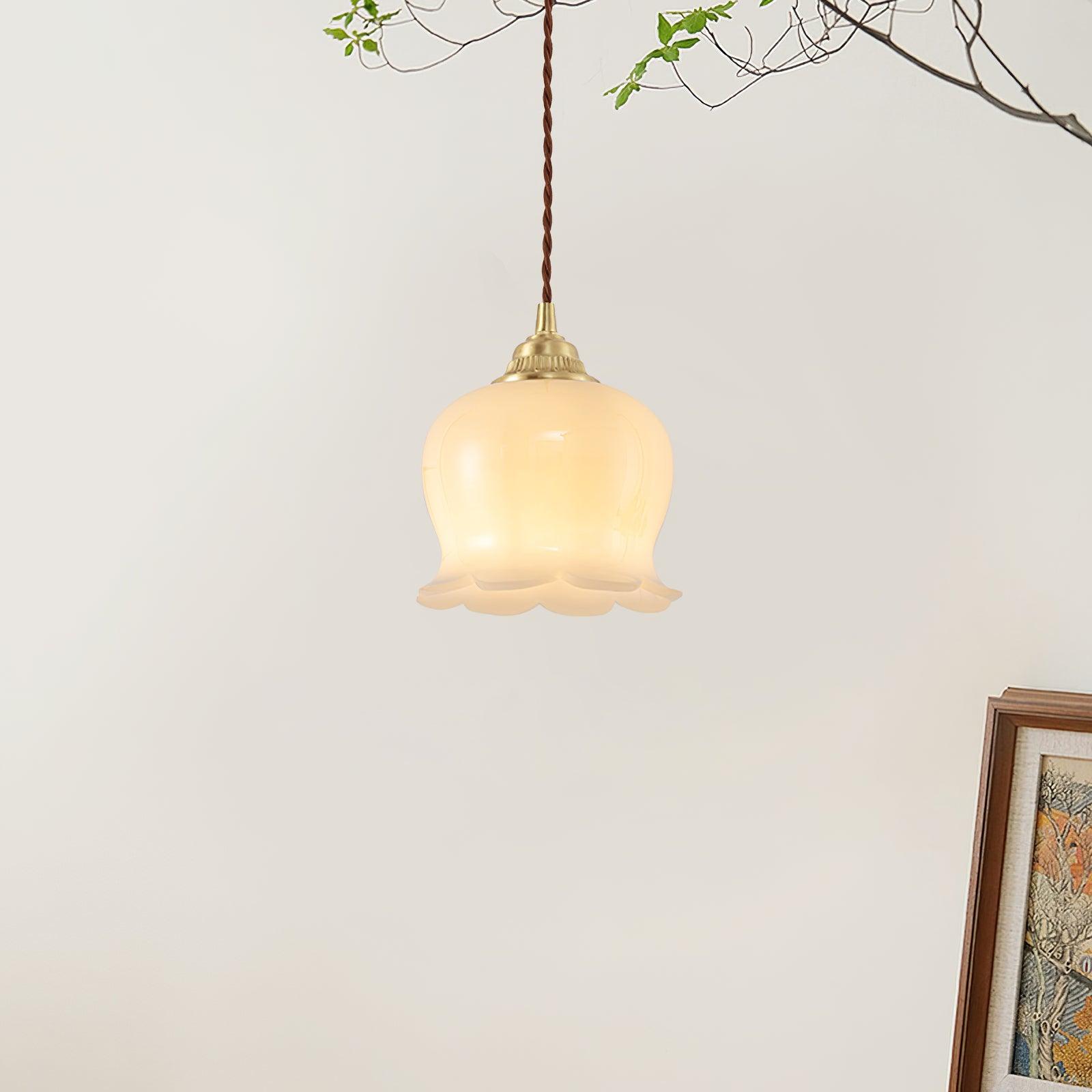 Lampada a sospensione floreale Lucorama