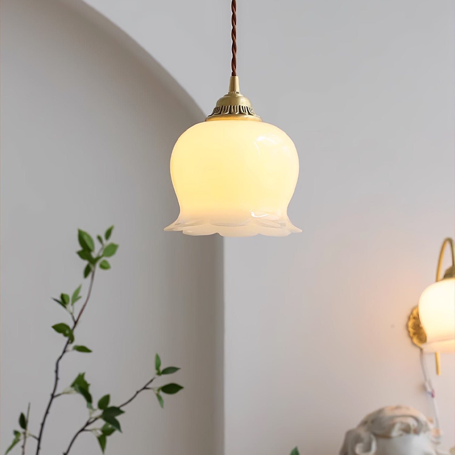 Lampada a sospensione floreale Lucorama