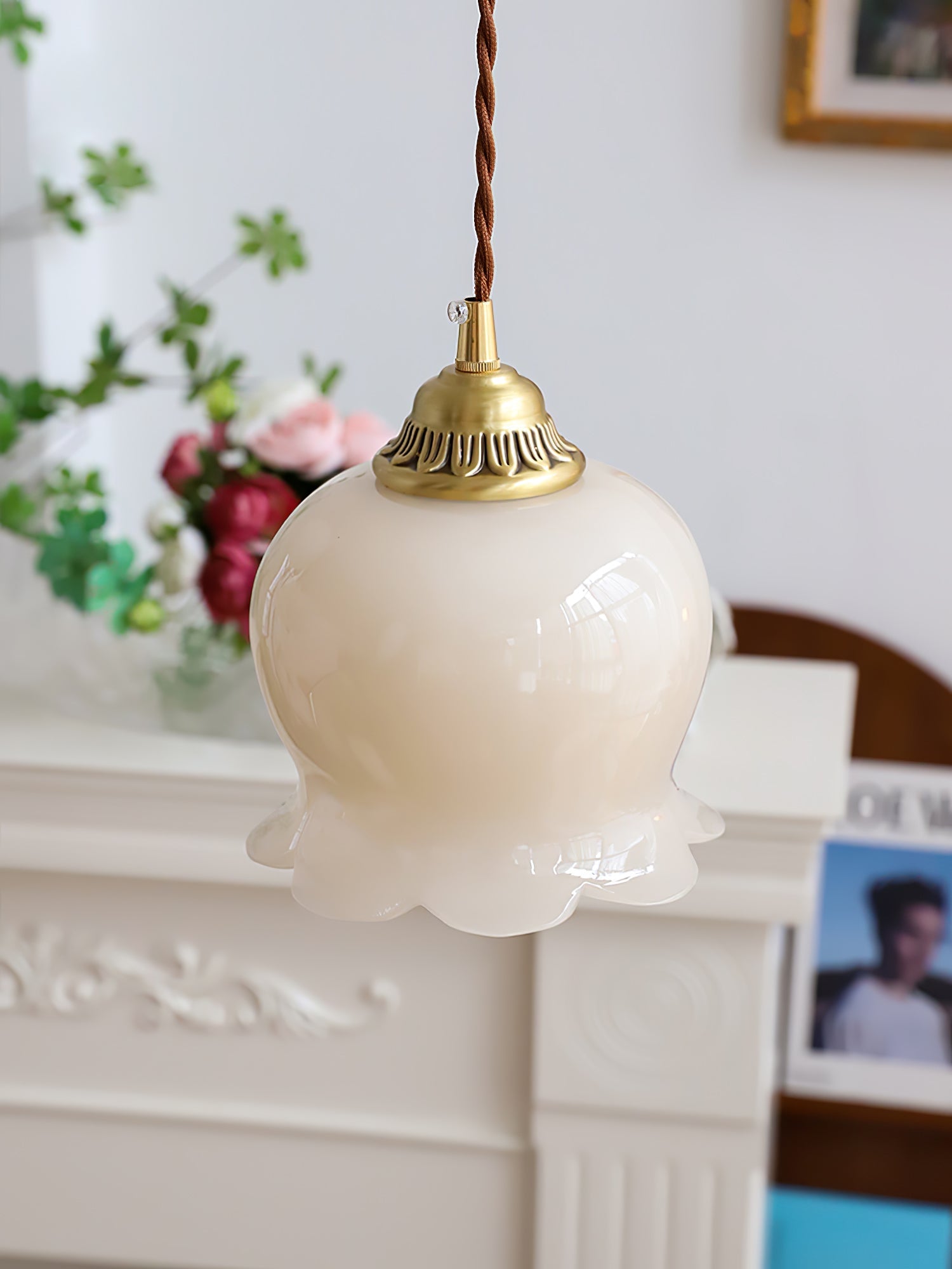 Lampada a sospensione floreale Lucorama