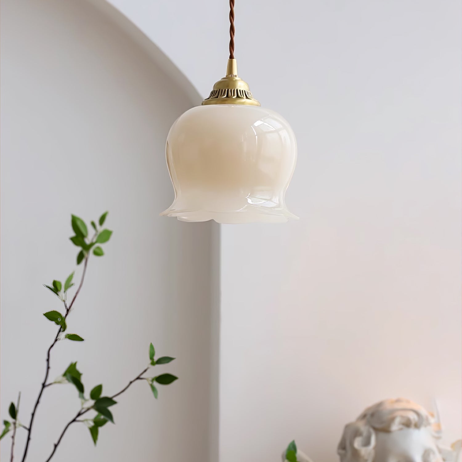 Lampada a sospensione floreale Lucorama