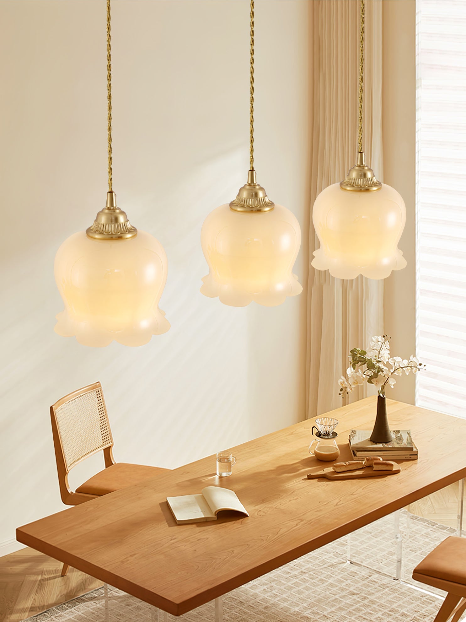 Lampada a sospensione floreale Lucorama