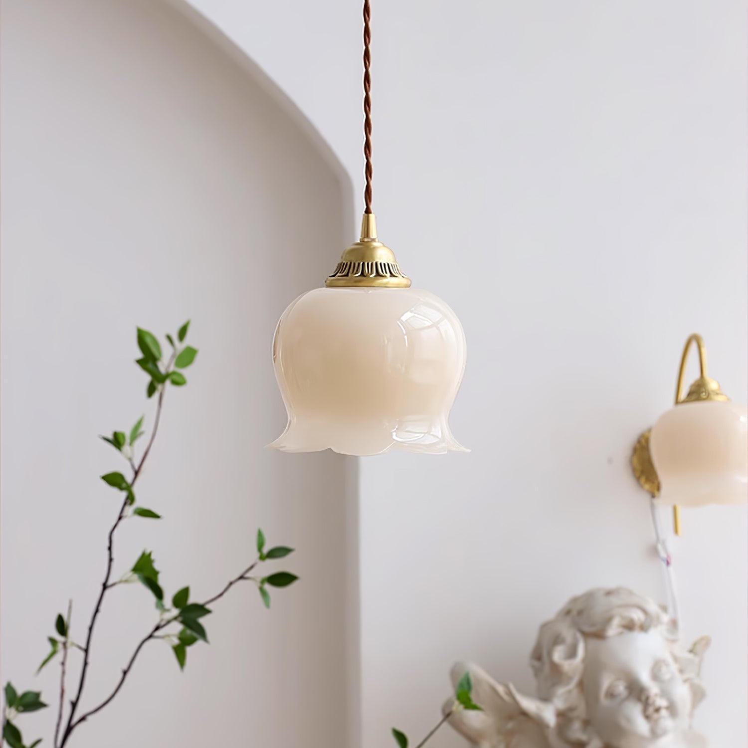 Lampada a sospensione floreale Lucorama