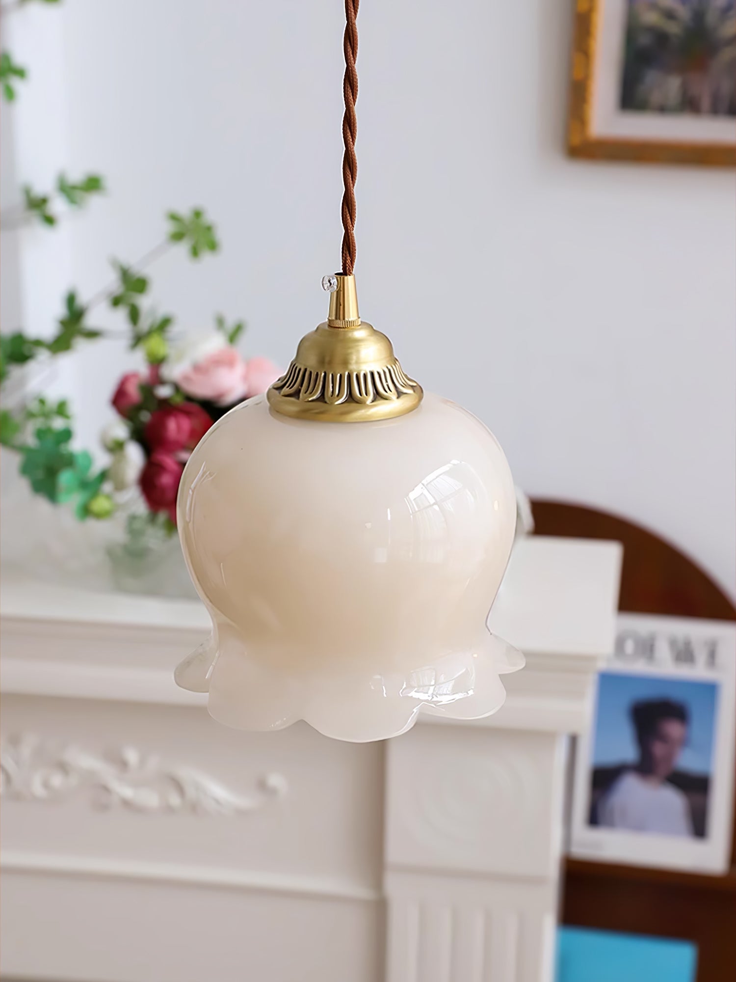 Lampada a sospensione floreale Lucorama