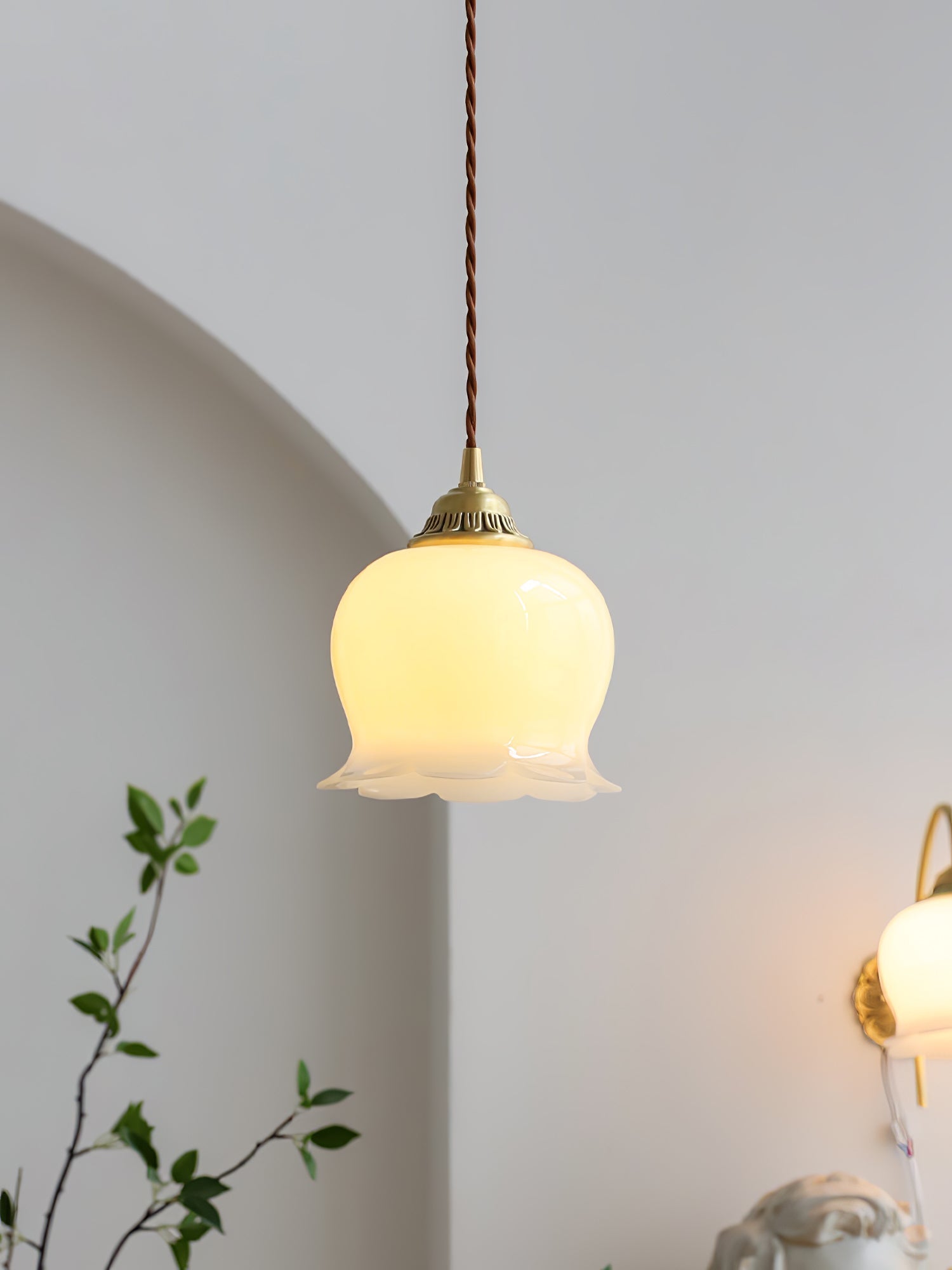 Lampada a sospensione floreale Lucorama