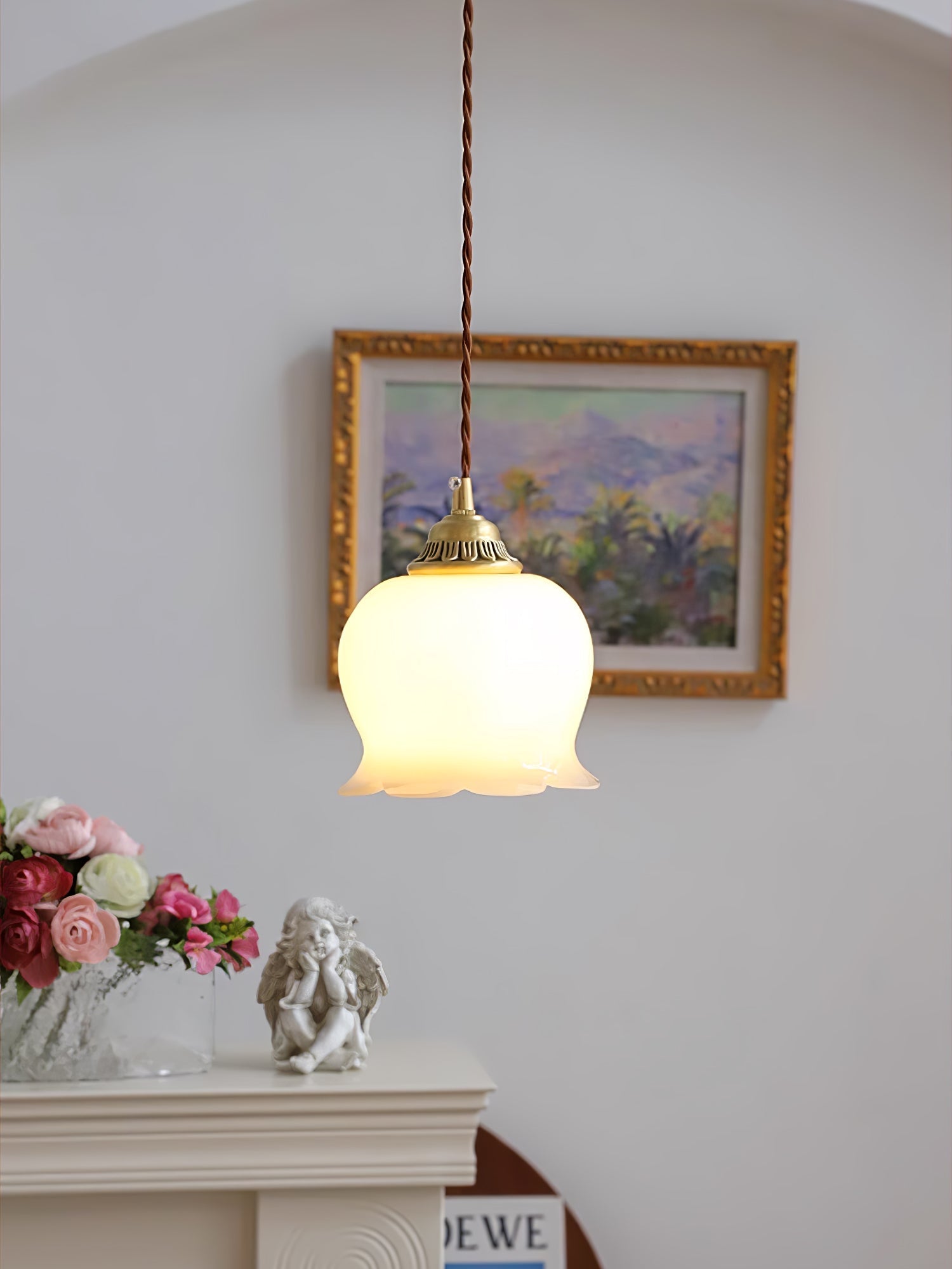 Lampada a sospensione floreale Lucorama