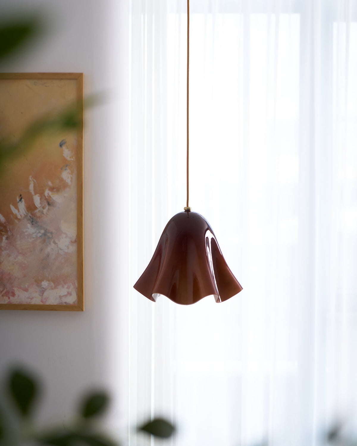 Lampada a sospensione floreale Enivave