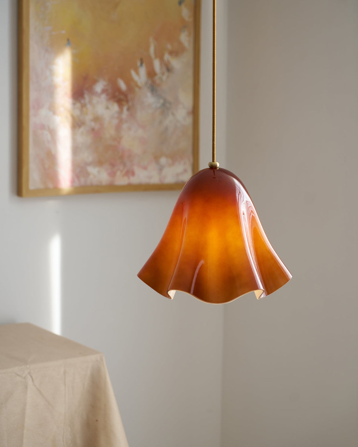Lampada a sospensione floreale Enivave