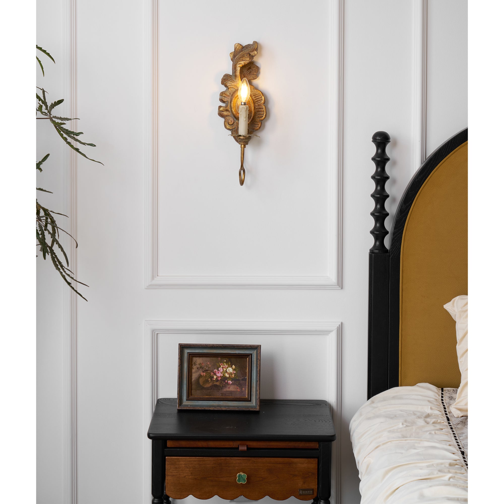 Applique da parete vintage Rasolere