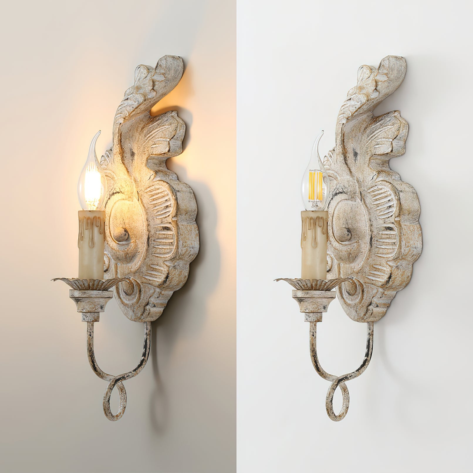 Applique da parete vintage Rasolere