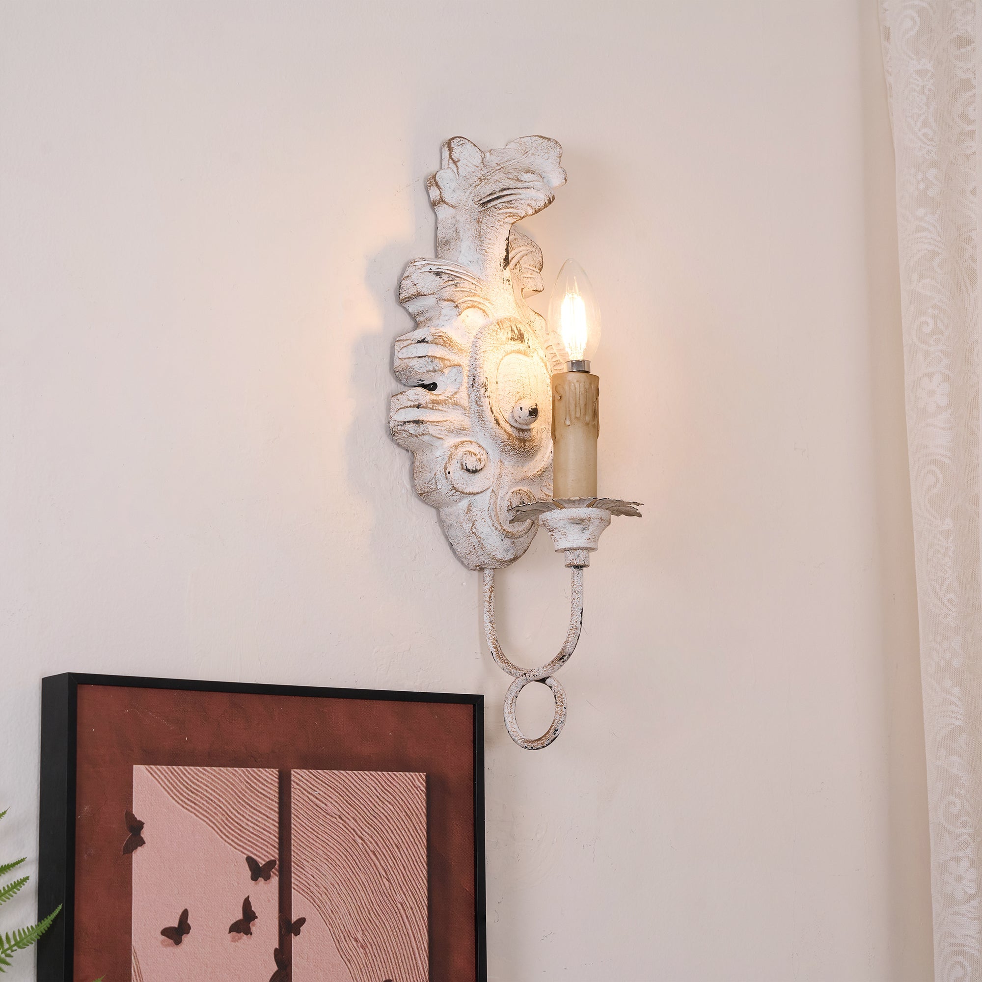 Applique da parete vintage Rasolere