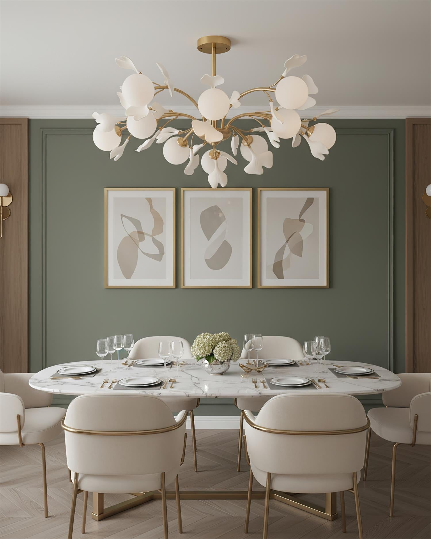 Lampadario Ginkgo Leiva