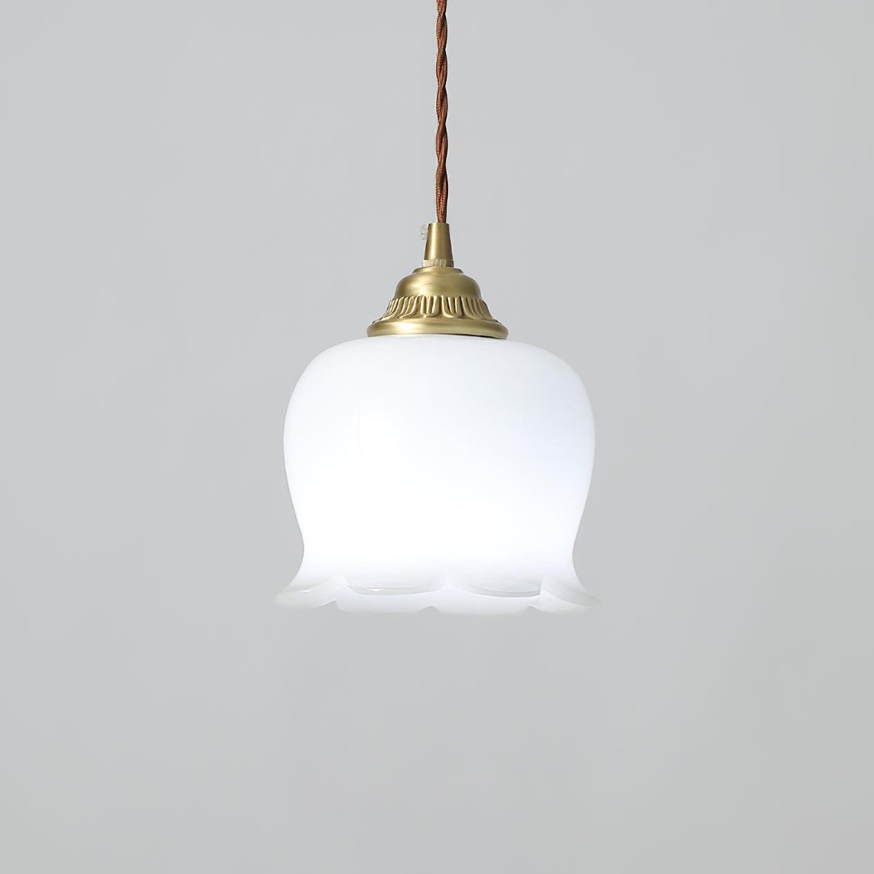 Lampada a sospensione floreale Solcira