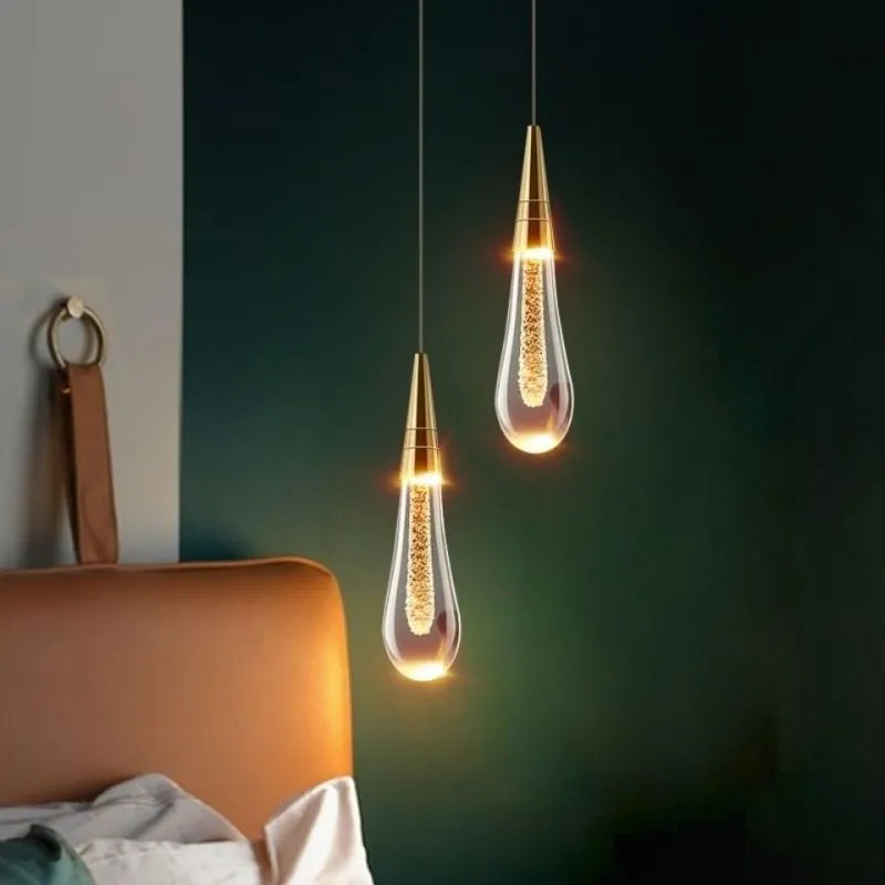 Lampada a sospensione goccia Daloriane