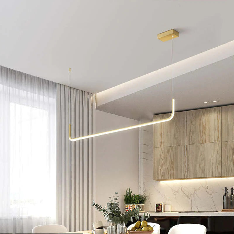 Lampada a sospensione lineare Lucoria
