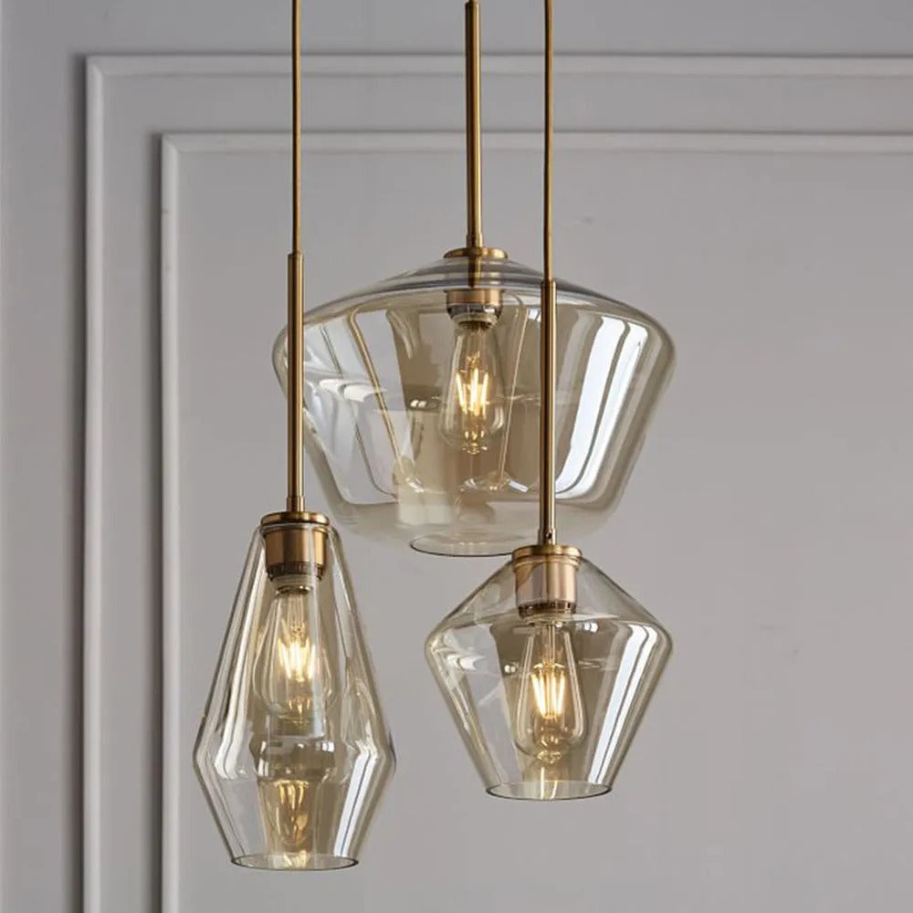 Lampada a sospensione a diamante Fenineno