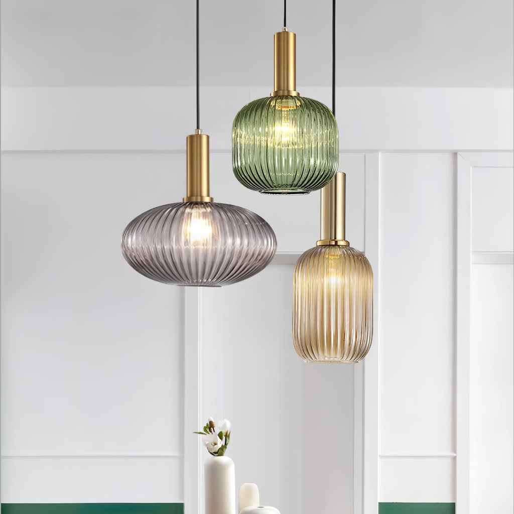 Lampada a sospensione scanalata Torel