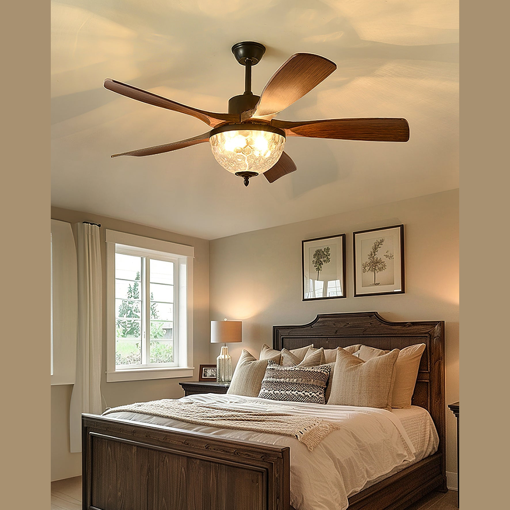 Ventilateur de plafond lumineux Kodoron