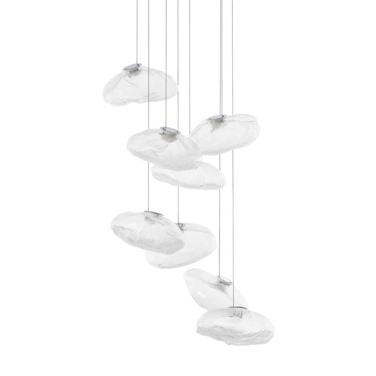 Lampada a sospensione scultorea Sileli