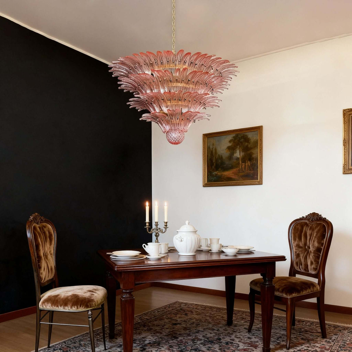 Lampadario a palmetta Solilola