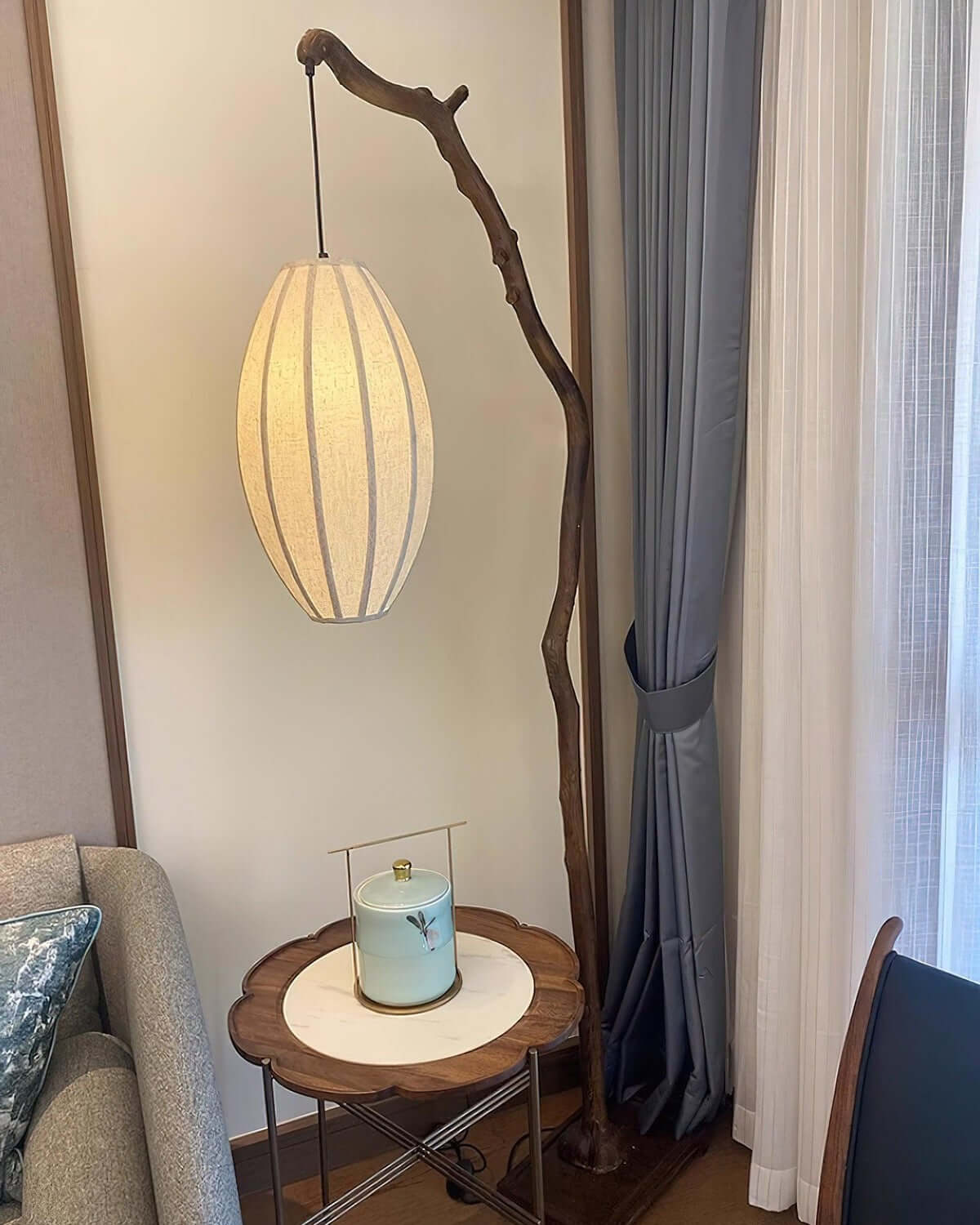 Lampada da terra ad albero Fiarre