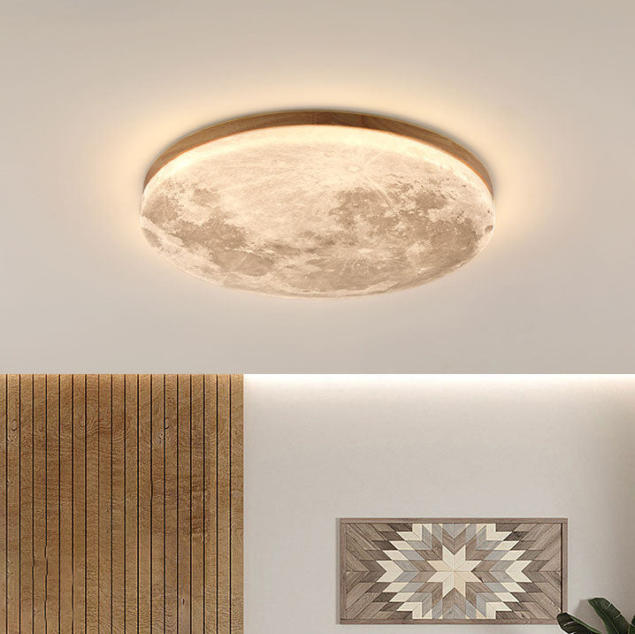 Lampada da soffitto Looro a forma di luna