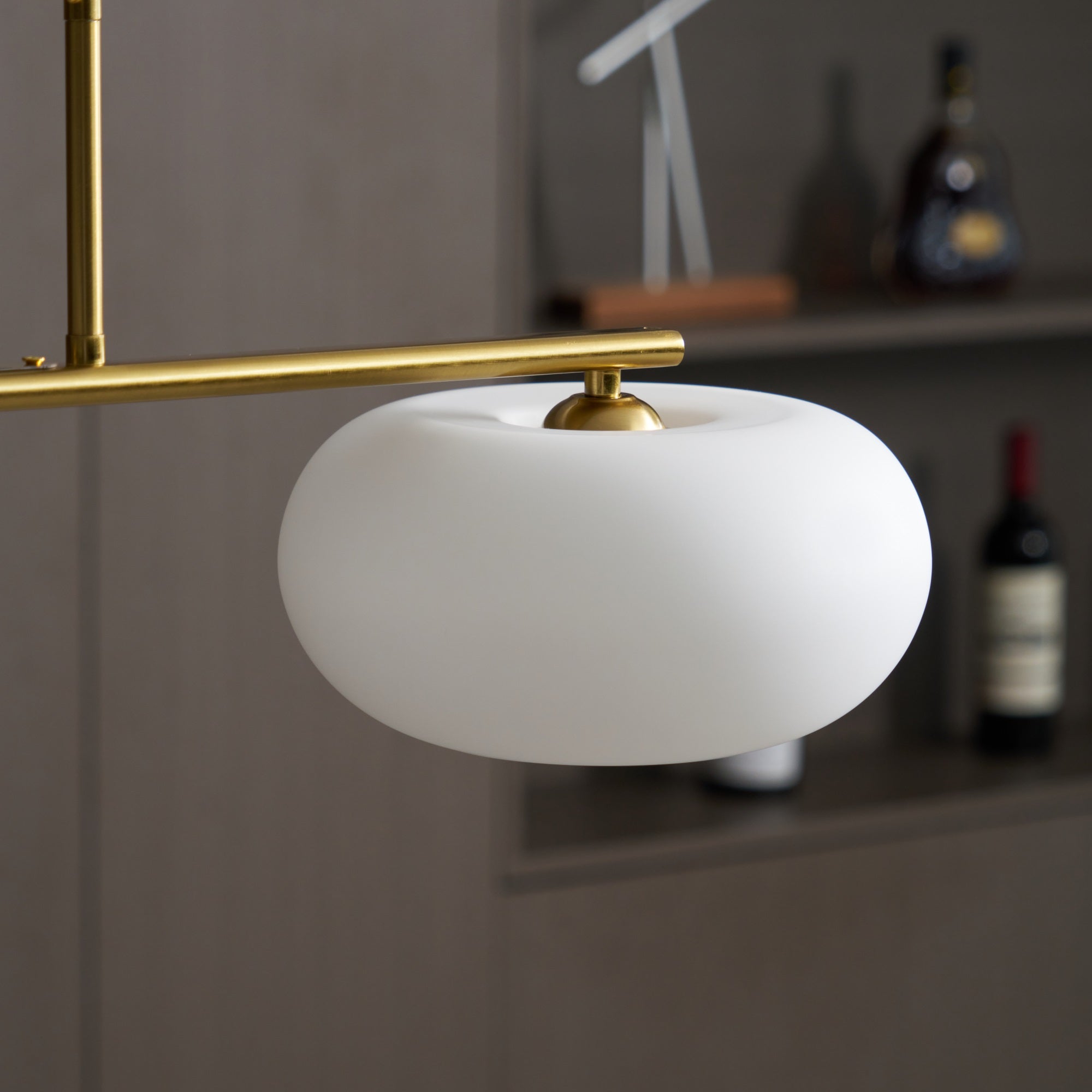 Lampada a sospensione globo Fioraelia