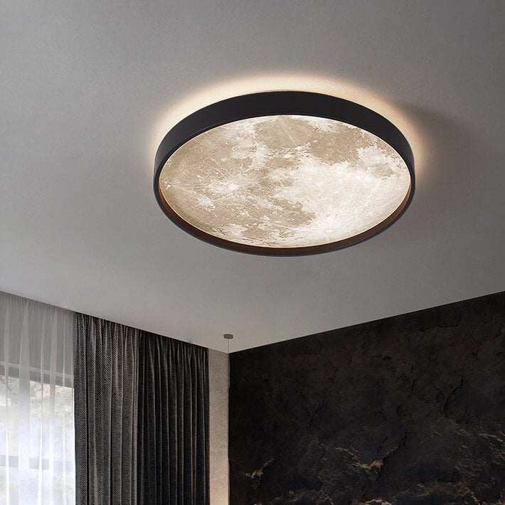 Lampada da soffitto Ferori a forma di luna