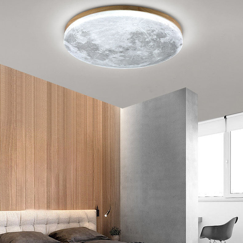 Lampada da soffitto Looro a forma di luna