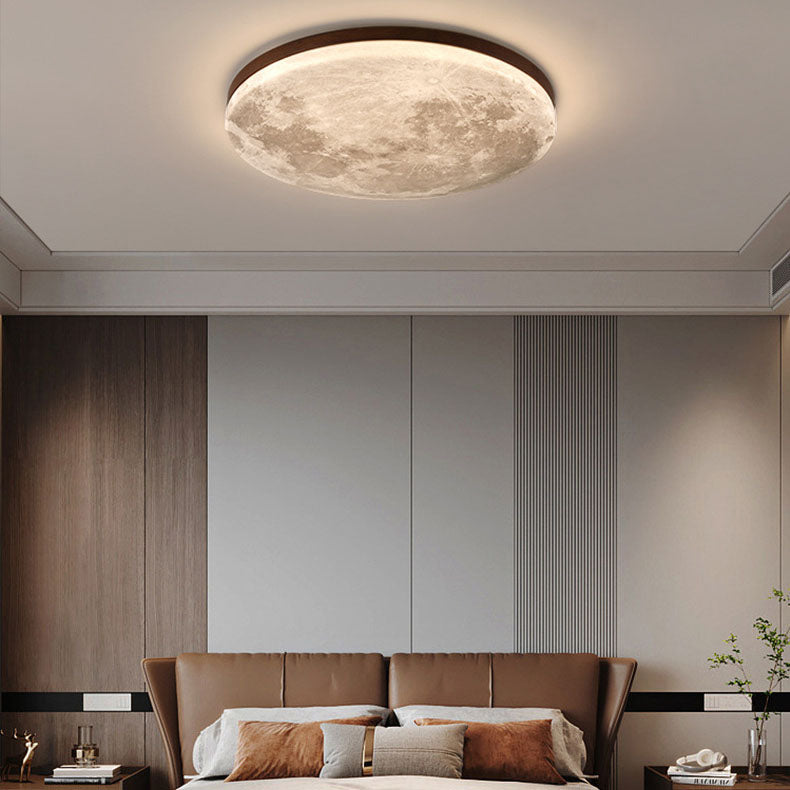 Lampada da soffitto Looro a forma di luna