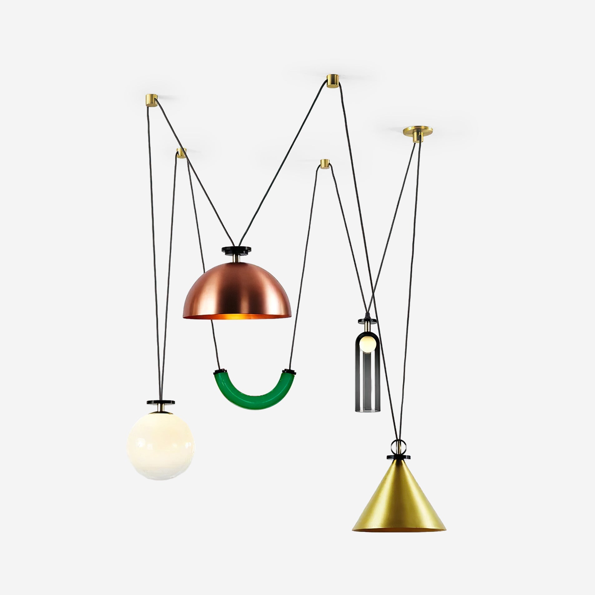 Lampadario geometrico Perilova
