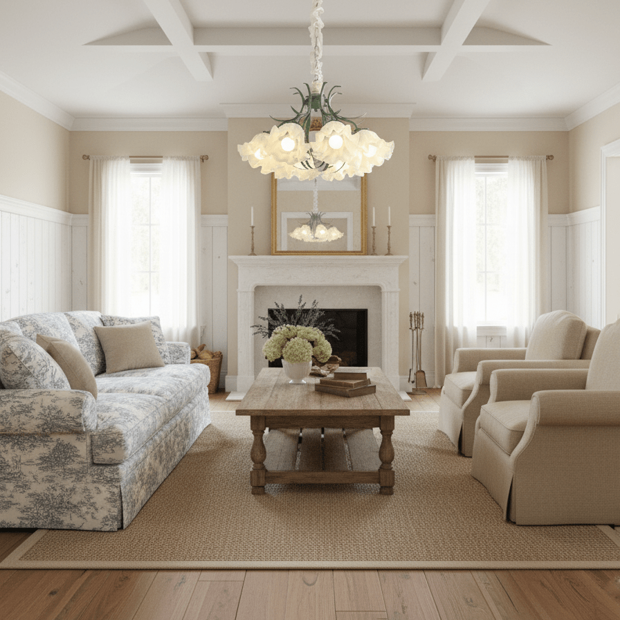Lily of the Valley Flower Chandelier – detail 9