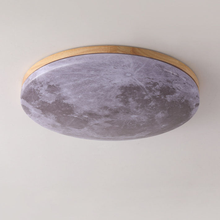 Lampada da soffitto Looro a forma di luna