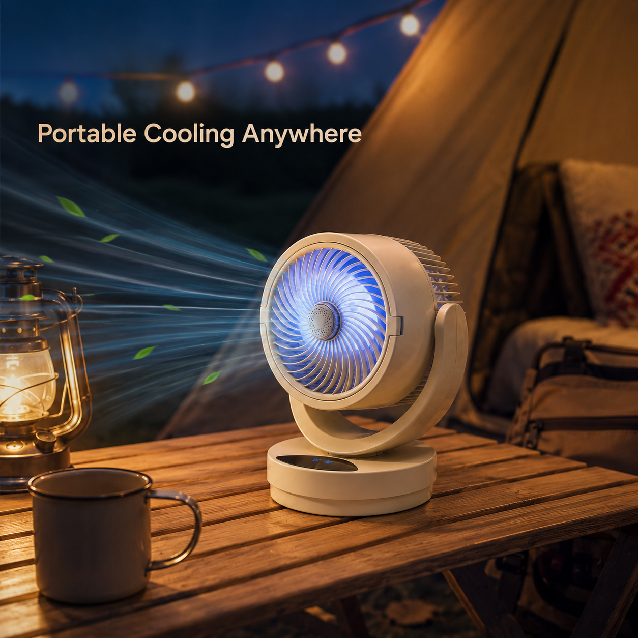 Ventilatore da tavolo da esterno Alelera