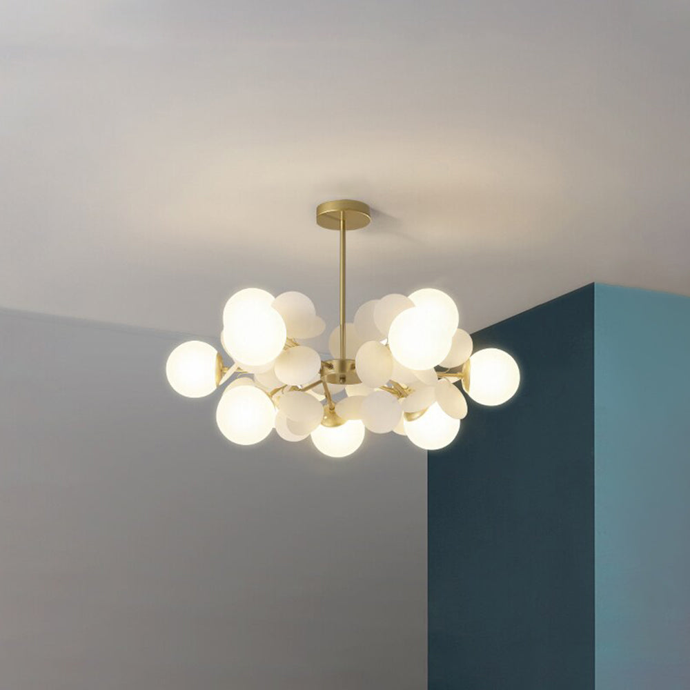 Lampadario floreale Orlonia