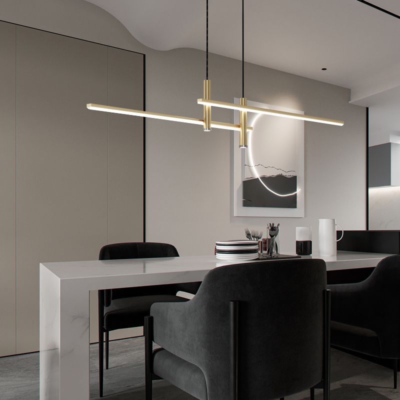 Lampada a sospensione lineare Terora