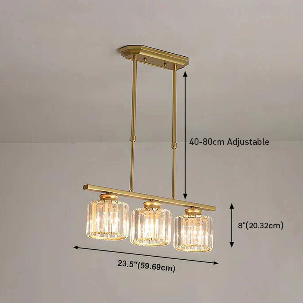 Lampadario lineare Feroro