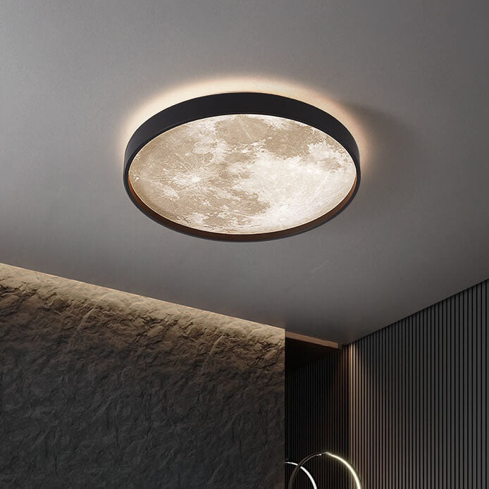 Lampada da soffitto Ferori a forma di luna