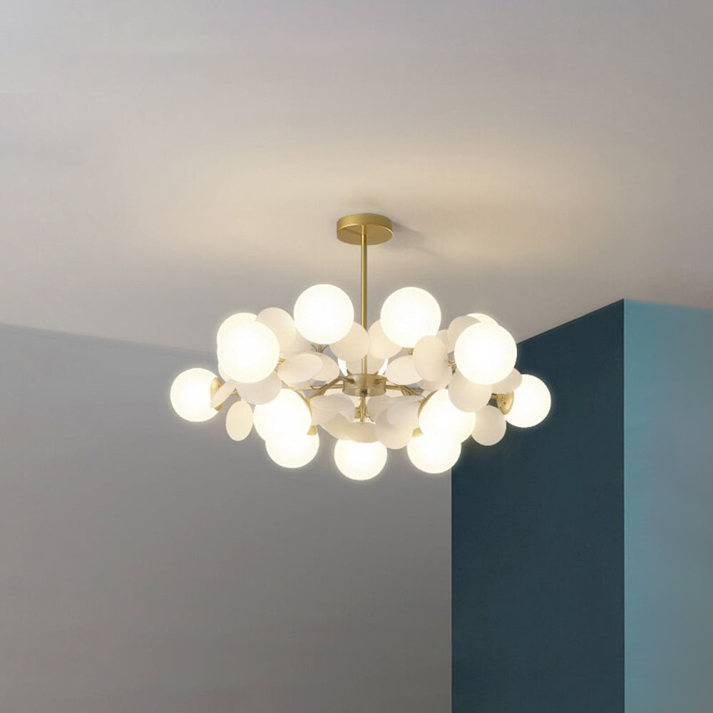 Lampadario floreale Orlonia