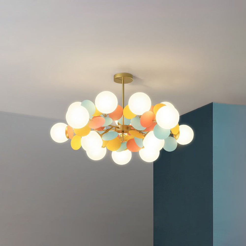 Lampadario floreale Orlonia